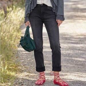 Driftwood Audrey Straight Toujours Jeans In Dark Night Size 31